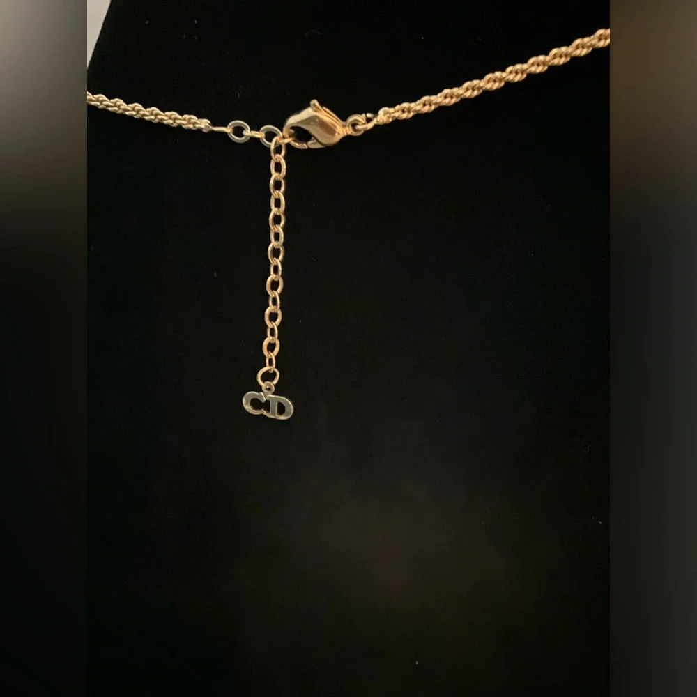 Authentic Christian Dior Gold Necklace - Picture 5 of 6
